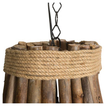 Load image into Gallery viewer, Home &amp; Giftware Iron and Wood Stick Ceiling Pendant | Lighting | app store dev @@ABC ///[option4] 十月五日 11:53 
