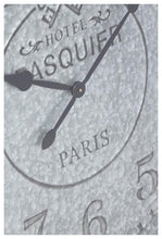 Load image into Gallery viewer, Home &amp; Giftware Hotel Pasquier Metal Clock 80cm - Silver | Accessories | app store dev @@ABC ///[option4] 十月五日 11:53 
