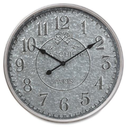 Home & Giftware Hotel Pasquier Metal Clock 60cm - Silver | Accessories | app store dev @@ABC ///[option4] 十月五日 11:53 