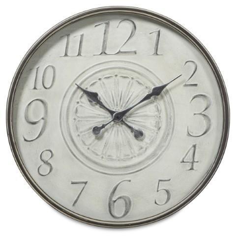 Home & Giftware Fleur Classic Metal Clock 60cm - Antique Ivory | Accessories | app store dev @@ABC ///[option4] 十月五日 11:53 