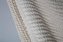 Load image into Gallery viewer, Home &amp; Giftware Bolton Handknitted Cotton Throw with Tassels | Accessories | app store dev @@ABC ///[option4] 十月五日 11:53 
