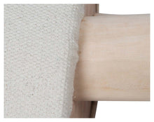 Load image into Gallery viewer, Home &amp; Giftware Kitson Round Hand Woven Stone Wash Cotton Stool with Wooden Legs | Living | app store dev @@ABC ///[option4] 十月五日 11:53 
