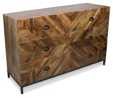Load image into Gallery viewer, Home &amp; Giftware Ajara Six Draw Wood Dresser | Sleeping | app store dev @@ABC ///[option4] 十月五日 11:53 
