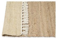 Load image into Gallery viewer, Home &amp; Giftware Asmita Jute HandLoom Floor Mats with Tassels - Ivory/Natural | Living | app store dev @@ABC ///[option4] 十月五日 11:53 
