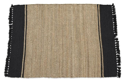 Home & Giftware Asmita Jute HandLoom Floorr Mats with Tassels - Black/Natural | Living | app store dev @@ABC ///[option4] 十月五日 11:53 