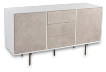 Load image into Gallery viewer, Home &amp; Giftware Fox &amp; Ivy 2 Door 3 Drawer Buffet Cabinet - White Wash | Living | app store dev @@ABC ///[option4] 十月五日 11:53 
