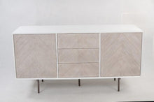 Load image into Gallery viewer, Home &amp; Giftware Fox &amp; Ivy 2 Door 3 Drawer Buffet Cabinet - White Wash | Living | app store dev @@ABC ///[option4] 十月五日 11:53 
