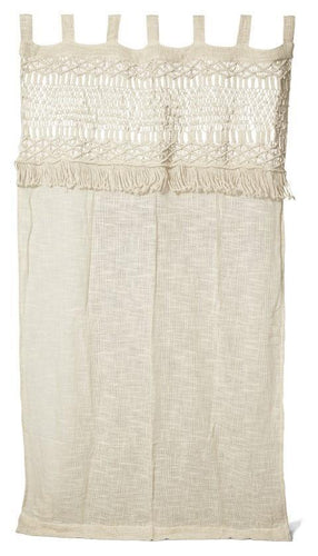 Home & Giftware Boho Hand Knitted Cotton Curtain Wall Art - Natural | Accessories | app store dev @@ABC ///[option4] 十月五日 11:53 