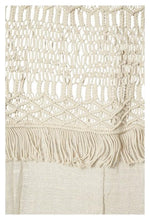 Load image into Gallery viewer, Home &amp; Giftware Boho Hand Knitted Cotton Curtain Wall Art - Natural | Accessories | app store dev @@ABC ///[option4] 十月五日 11:53 
