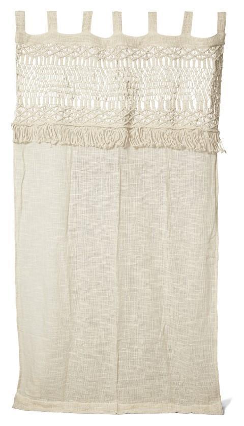 Home & Giftware Boho Hand Knitted Cotton Curtain Wall Art - Natural | Accessories | app store dev @@ABC ///[option4] 十月五日 11:53 